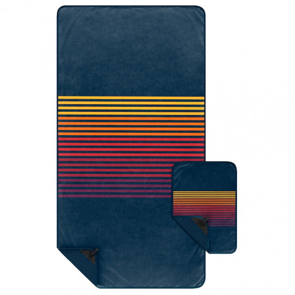 Image of Rumpl - Printed Shammy Travel Set - Mikrofaserhandtuch Gr S + L deepwater rays bei Bergfreunde.ch - der Outdoor Shop