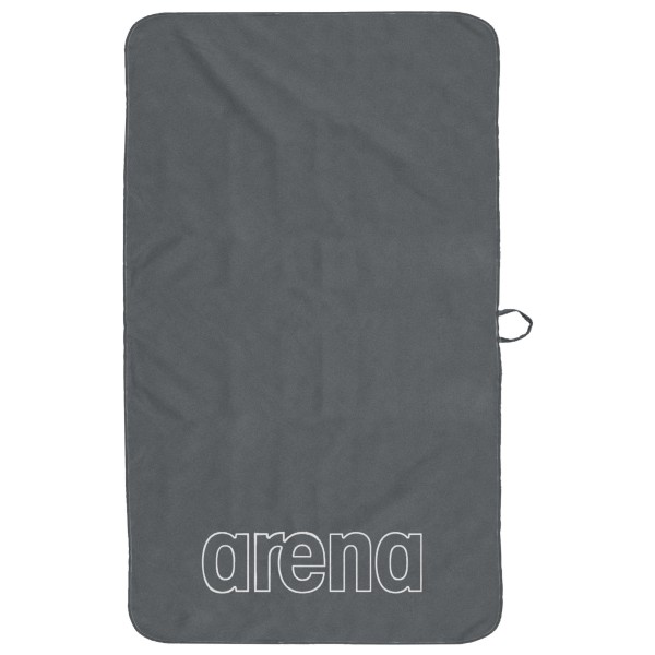 Image of Arena - Smart Plus Pool Towel - Mikrofaserhandtuch Gr One Size grau/weiß