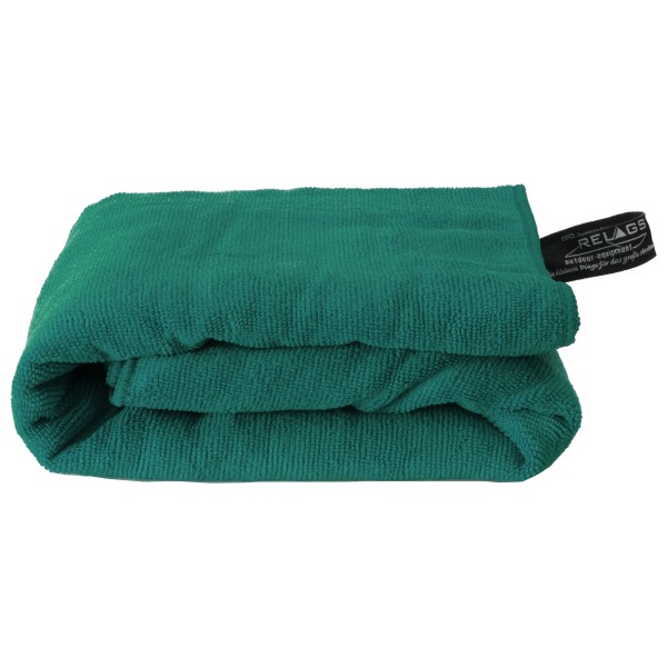 Basic Nature Handtuch Terry mit Etui Mikrofaserhandtuch (Gr 75 x 150 cm |grün)
