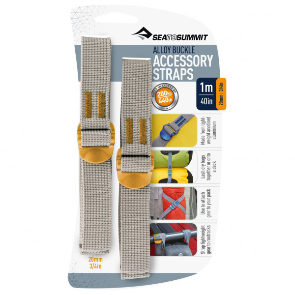 Image of Sea to Summit - 20 mm Alloy Buckle Accessory Strap Gr 1,5 m blau bei Bergfreunde.ch - der Outdoor Shop