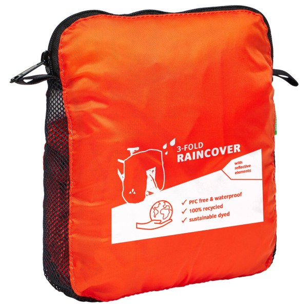 Vaude 3 Fold Raincover Regenhoes l Rood
