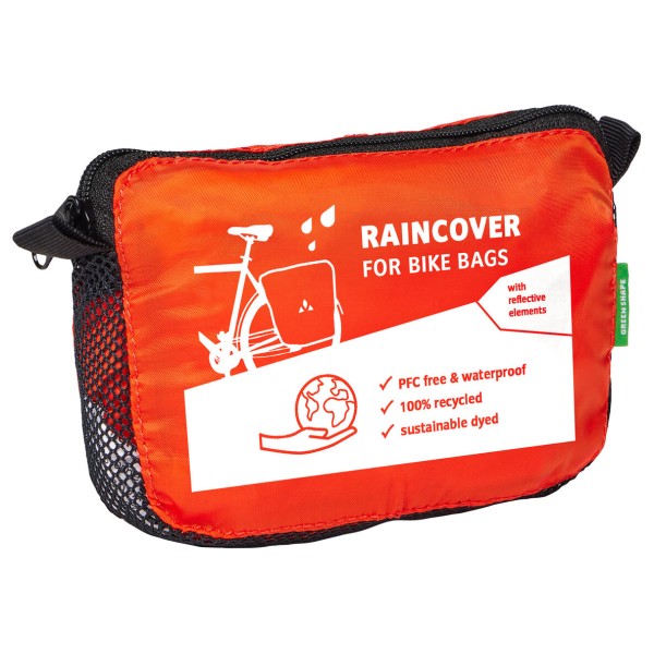 Vaude Raincover For Bike Bags Regenhoes l Rood