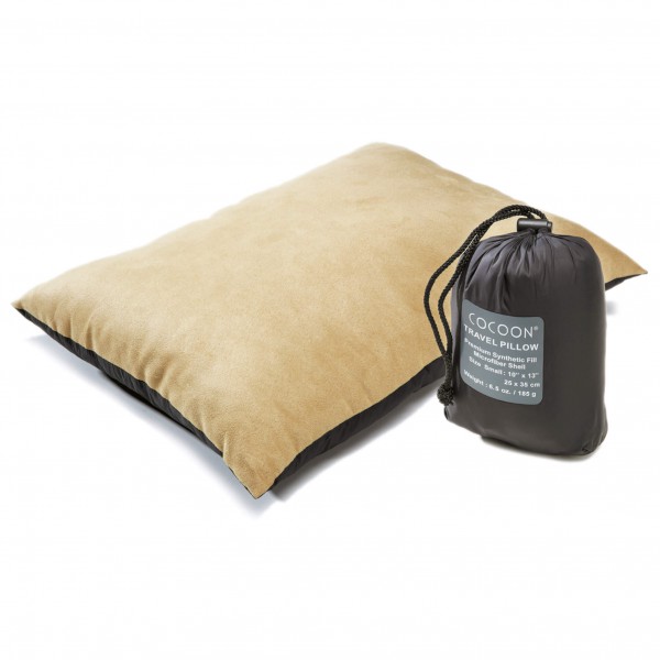 Image of Cocoon - Travel Pillow Nylon - Kissen Gr Large - 33 x 43 cm;Medium - 29 x 38 cm;Small - 25 x 35 cm grau