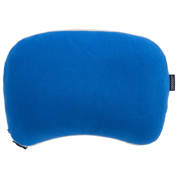 Cocoon Air-Core Down Travel Pillow Kissen (Größe 30 x 41 cm |blau/grau)