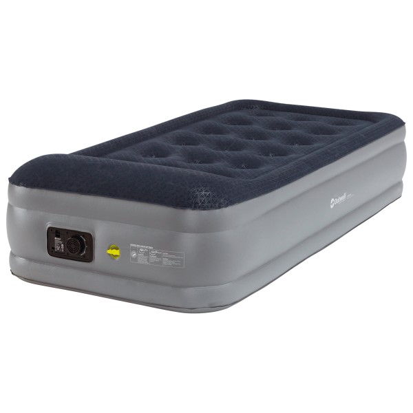 Outwell Superior Single mit eingebauter Pumpe Luftbett (Gr 195 x 90 x 45 cm |grau)