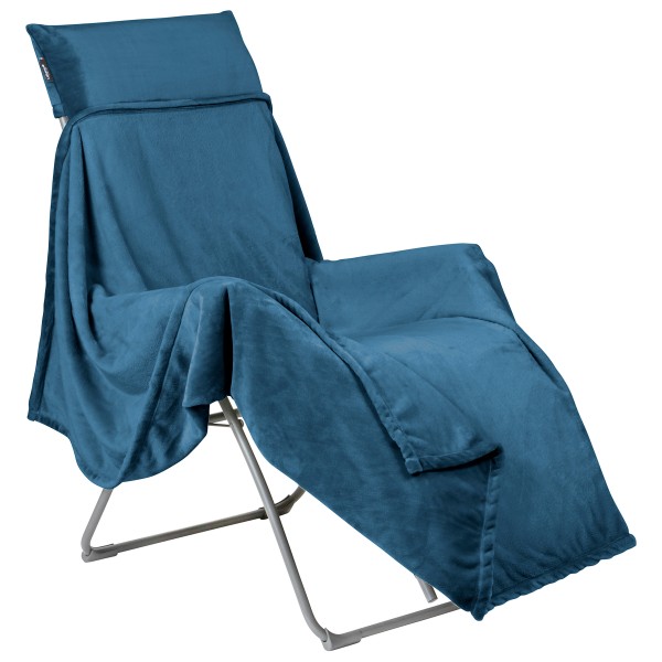 Lafuma Mobilier - Flocon Throw Relax - Decke Gr 172 x 180 cm  Blau