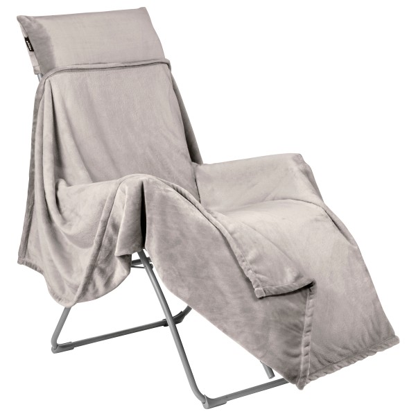 Lafuma Mobilier - Flocon Throw Relax - Decke Gr 172 x 180 cm  Grau