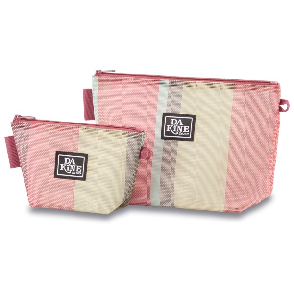 Image of Dakine - Mesh Pouch Set - Taschenset Gr 8 l grau;rosa