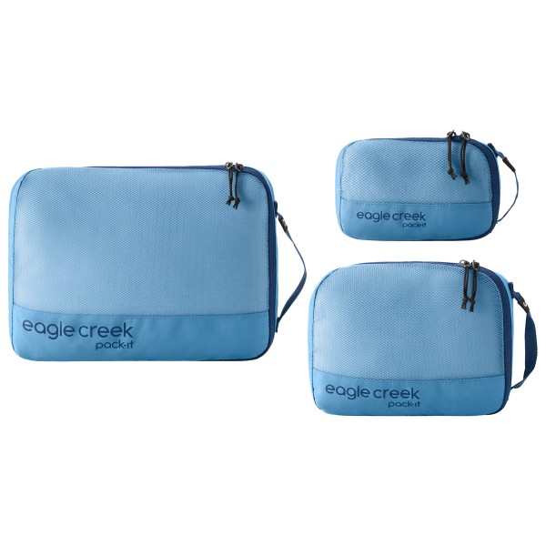 Image of Eagle Creek - Pack-It Reveal Cube Set - Packsack blau;grau;rot