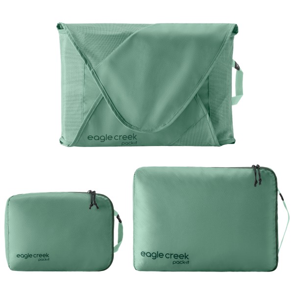 Eagle Creek Pack-It Starter Set Pakzak turkoois Groen