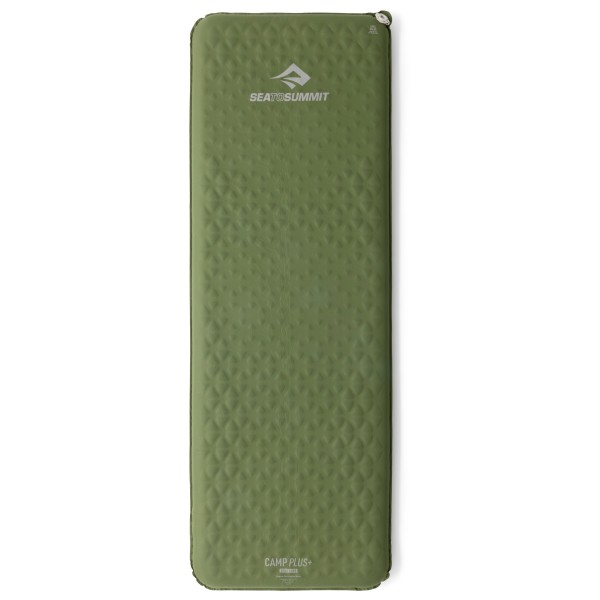 Sea to Summit Camp Plus Self Inflating Mat Rectangular Isomatte (Gr 183 x 64 x 7 cm - Wide |oliv)