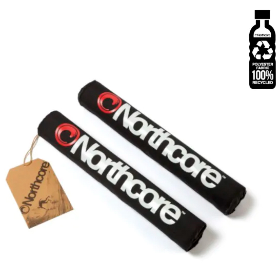 Image of Northcore - Roof Bar Pads Recycled - KFZ-Zubehör Gr 43 cm x 7 cm schwarz bei Bergfreunde.ch - der Outdoor Shop