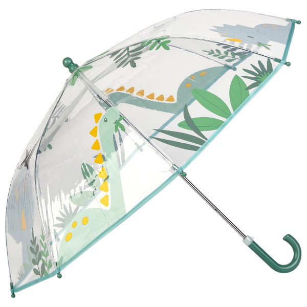 Sterntaler Kid’s Regenschirm Paraplu Transparent / Dino Rexi