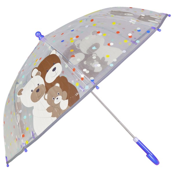 Sterntaler Kid’s Regenschirm Paraplu bär Transparent / Familie Bar