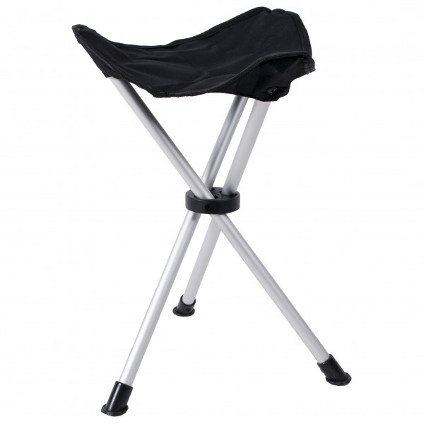 Image of Basic Nature - Dreibeinhocker Travelchair Sandwich - Campingstuhl Gr One Size grau/schwarz