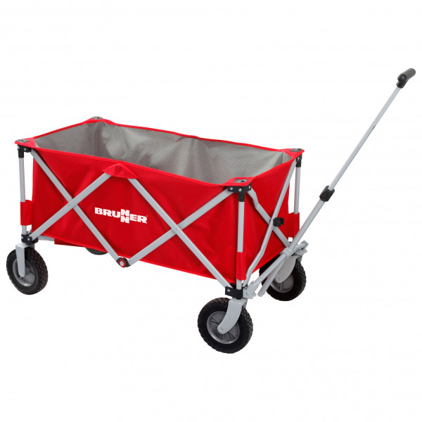 Image of Brunner - Cargo - Bollerwagen Gr 111 x 55 x H65 cm rot/grau bei Bergfreunde.ch - der Outdoor Shop