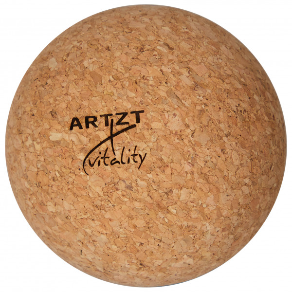 Image of ARTZT vitality - Kork Massageball - Faszienrolle Gr 7,5 cm beige