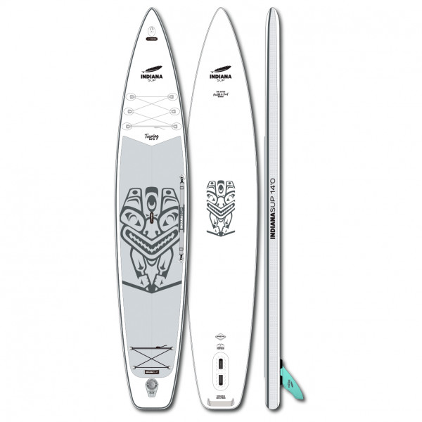 Image of Indiana - 14"0 Touring Inflatable - SUP Board Gr 426,7 x 78,7 x 15 cm weiß/grau'