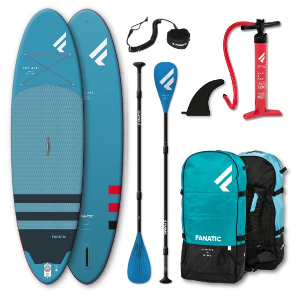 Image of Fanatic - iSUP Package Fly Air - SUP-Set Gr 10'8'' - 325,1 cm blau bei Bergfreunde.ch - der Outdoor Shop