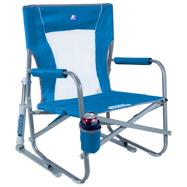 Image of GCI - Beach Rocker - Campingstuhl Gr 65 x 62 x 84 cm blau