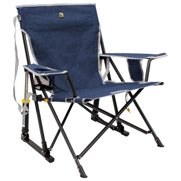 Image of GCI - Kickback Rocker - Campingstuhl blau;oliv