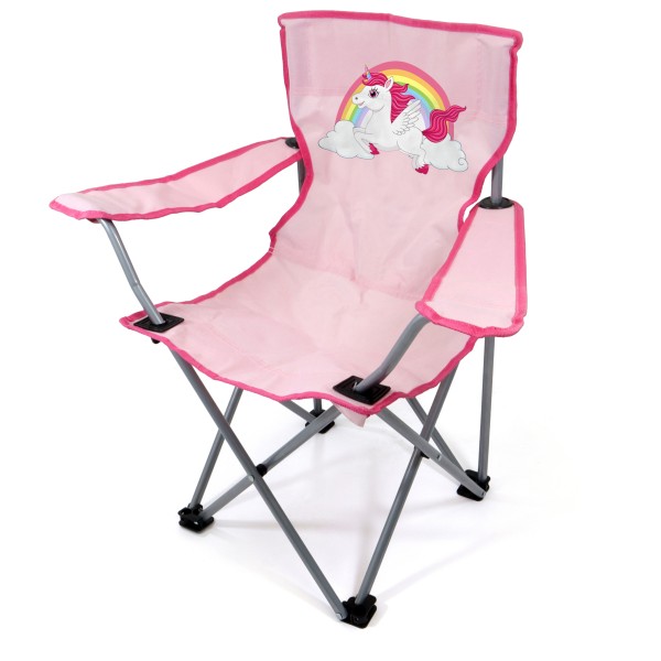 Basic Nature – Travelchair Kids – Campingstoel maat , Roze