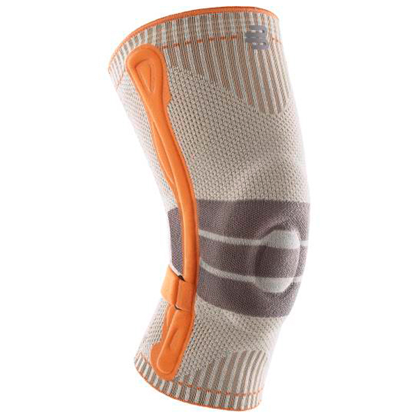 Image of Bauerfeind Sports - Outdoor Knee Support - Sportbandage Gr M;S;XL;XS;XXL gelb/orange