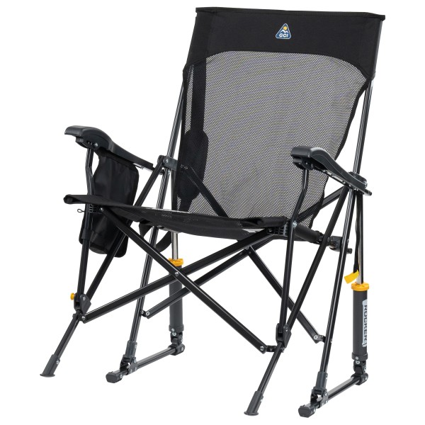 GCI Breeze Rocker Campingstuhl (Gr 75 x 65,5 x 99 cm |grau)