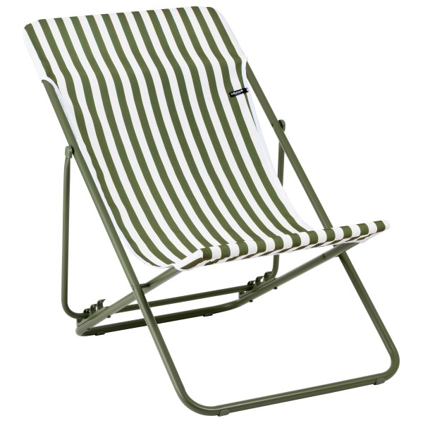 Lafuma Mobilier – Maxi Transat Airlon + – Campingstoel olijfgroen/ Wit