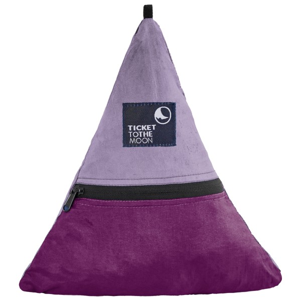 Ticket to the Moon - Travel Blanket - Picknickdecke lila