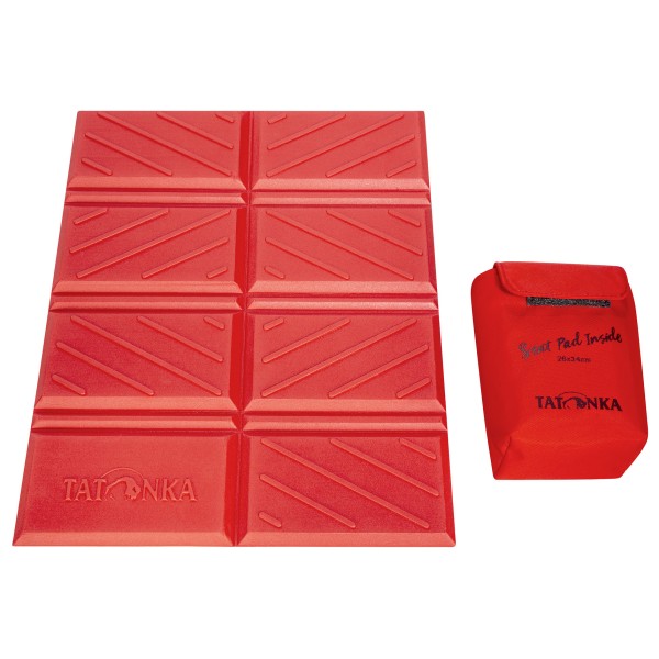 Tatonka Foldable Seat Mat Zitkussen x 34 cm Rood