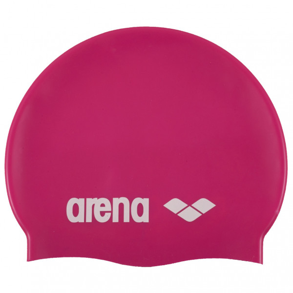 Arena Classic Silicone Badekappe (fuchsia /weiß)