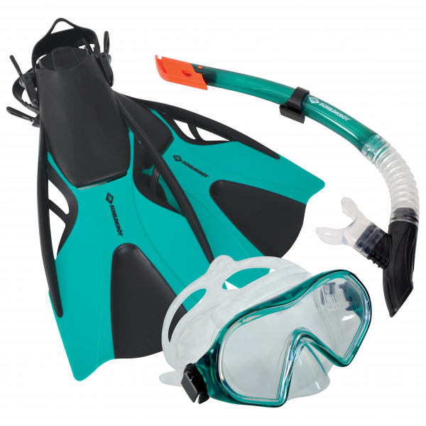 Image of Schildkröt Fun Sports - Schnorchel Set Cayman - Strandspielzeug Gr 43-47 - L/XL turquoise