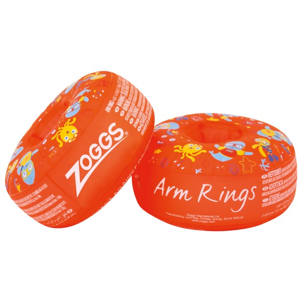 Image of Zoggs - Kid"s Zoggy Arm Rings - Schwimmhilfe Gr 1-6 years orange'