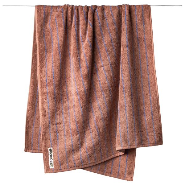 Bongusta Naram Bath Towels Badehandtuch (Größe 70 x 140 cm |camel / ultramarine)