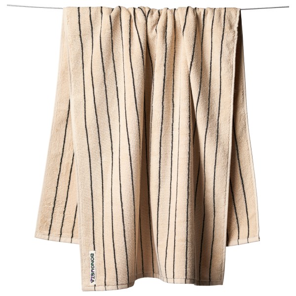 Bongusta Naram Bath Towels Badehandtuch (Gr 70 x 140 cm |beige/blau)