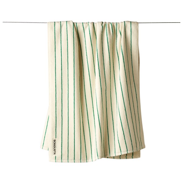 Bongusta Naram Bath Towels Badehandtuch (Gr 70 x 140 cm |weiß/ grass)