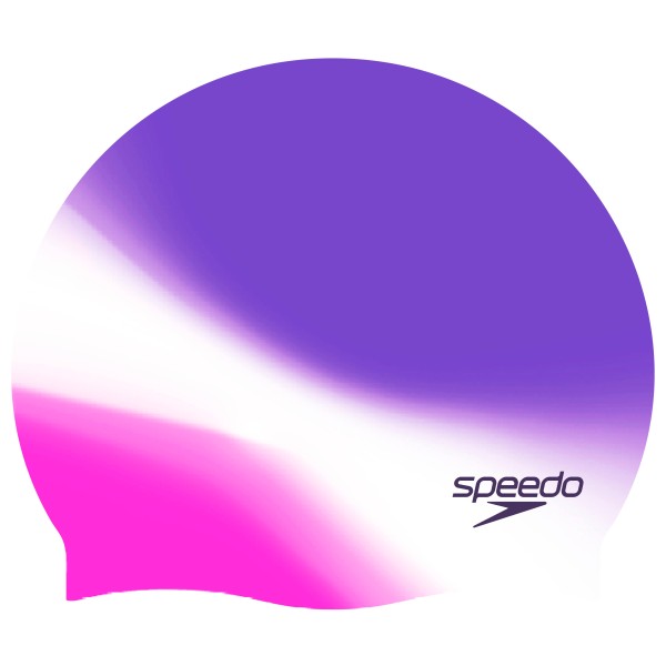 Speedo Multi Color Silicone Cap Badmuts indigo glow Roze