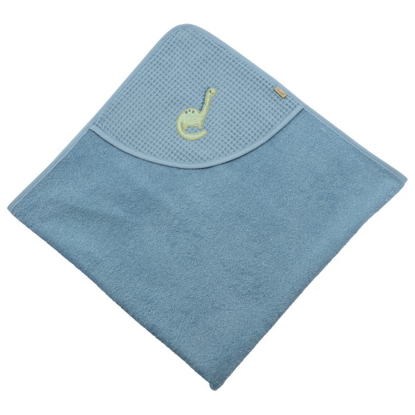 Sterntaler Kid’s Kapuzenbadetuch Strandlaken x 100 cm rexi Blauw
