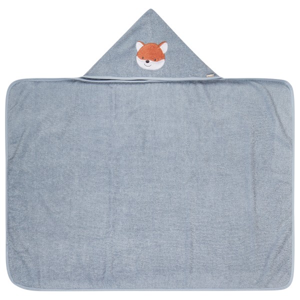 Sterntaler Kid’s Kapuzenbadetuch Rechteckig Strandlaken x 70 cm filou Grijs