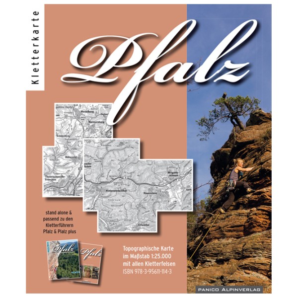 Image of Panico - Kletterkarte Pfalz - Kletterführer Auflage 2019