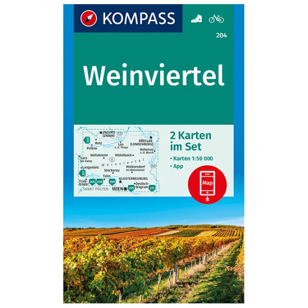 Image of Kompass - Weinviertel - Wanderkarte 1. Auflage - Neuausgabe bei Bergfreunde.ch - der Outdoor Shop