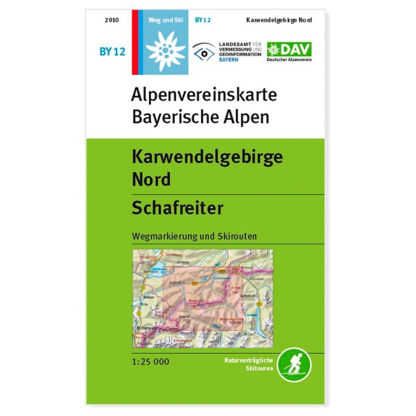 Image of DAV - Karwendelgebirge Nord - Wanderkarte 3. Auflage 2022