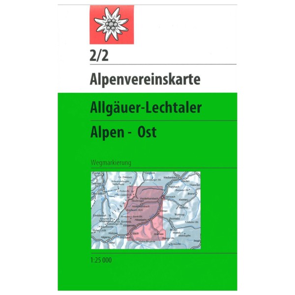 Image of Panico - Allgäuer - Lechtaler Alpen Ost - Wanderkarte 2/2