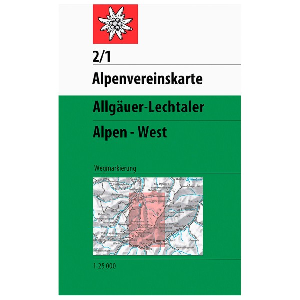Image of Panico - Allgäuer - Lechtaler Alpen West - Wanderkarte 2/1