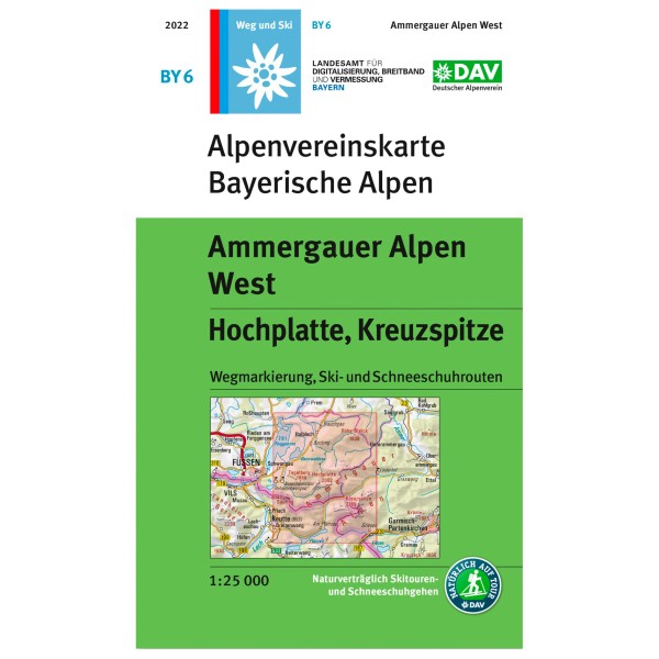 Image of Panico - Ammergebirge West - Wanderkarte BY 6