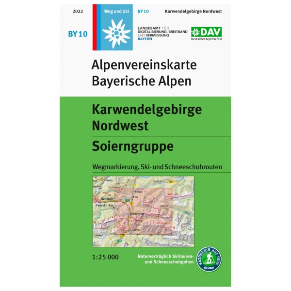 Image of Panico - Karwendelgebirge Nordwest - Wanderkarte BY 10