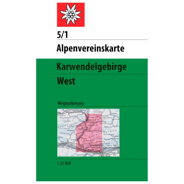 Image of Panico - Karwendelgebirge, West - Wanderkarte 5/1