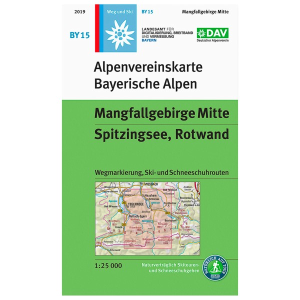 Image of Panico - Mangfallgebirge Mitte - Wanderkarte BY 15