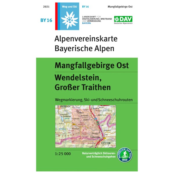 Panico Mangfallgebirge Ost Wanderkarte (Gr BY 16)